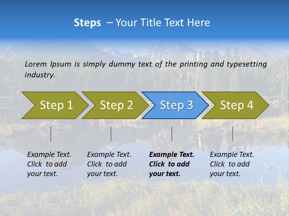 Wildlife Pole Penguin PowerPoint Template