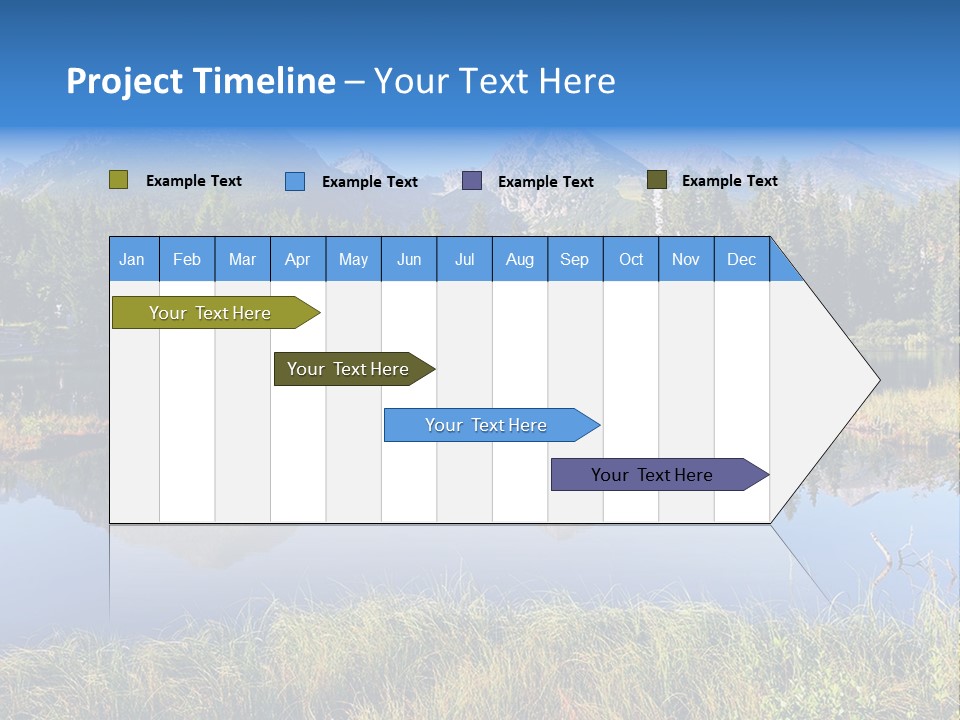 Wildlife Pole Penguin PowerPoint Template