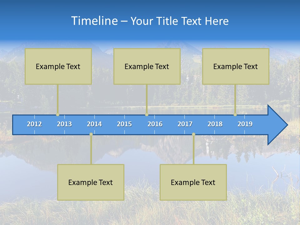 Wildlife Pole Penguin PowerPoint Template