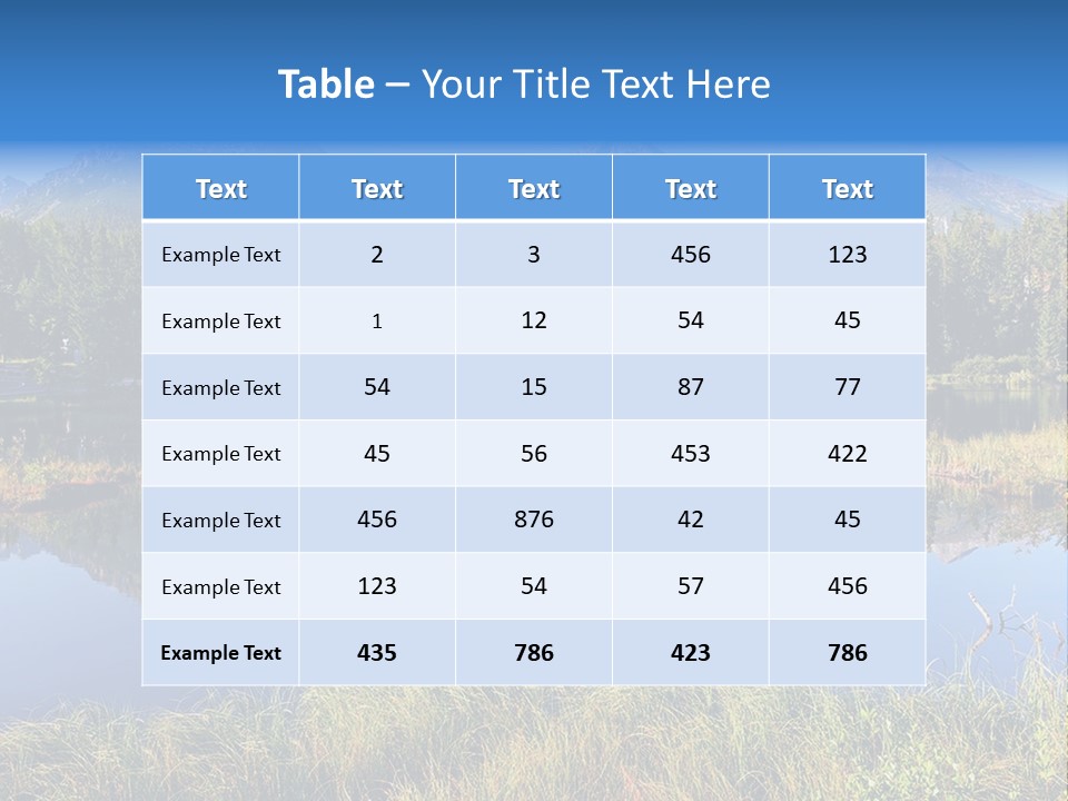 Wildlife Pole Penguin PowerPoint Template