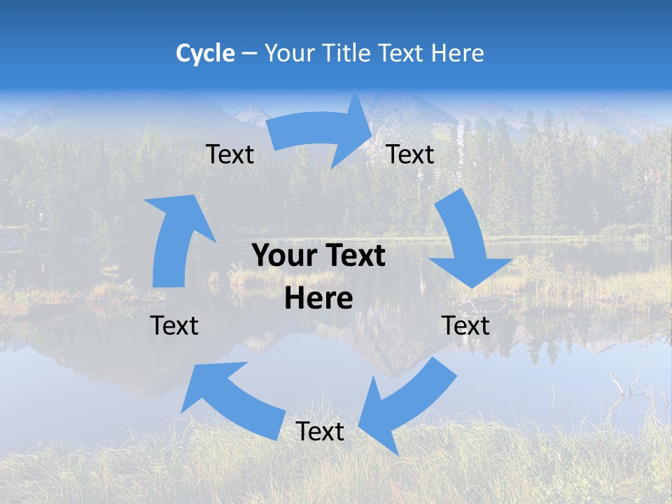 Wildlife Pole Penguin PowerPoint Template