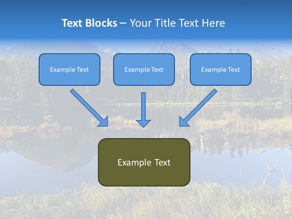 Wildlife Pole Penguin PowerPoint Template