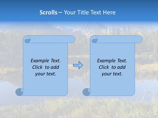 Wildlife Pole Penguin PowerPoint Template
