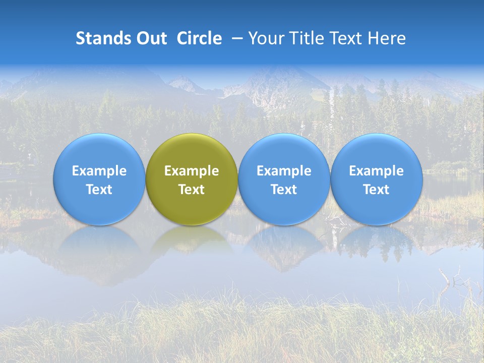 Wildlife Pole Penguin PowerPoint Template