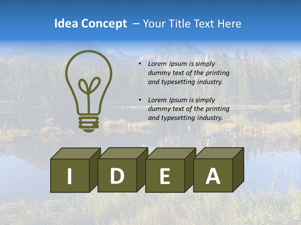 Wildlife Pole Penguin PowerPoint Template