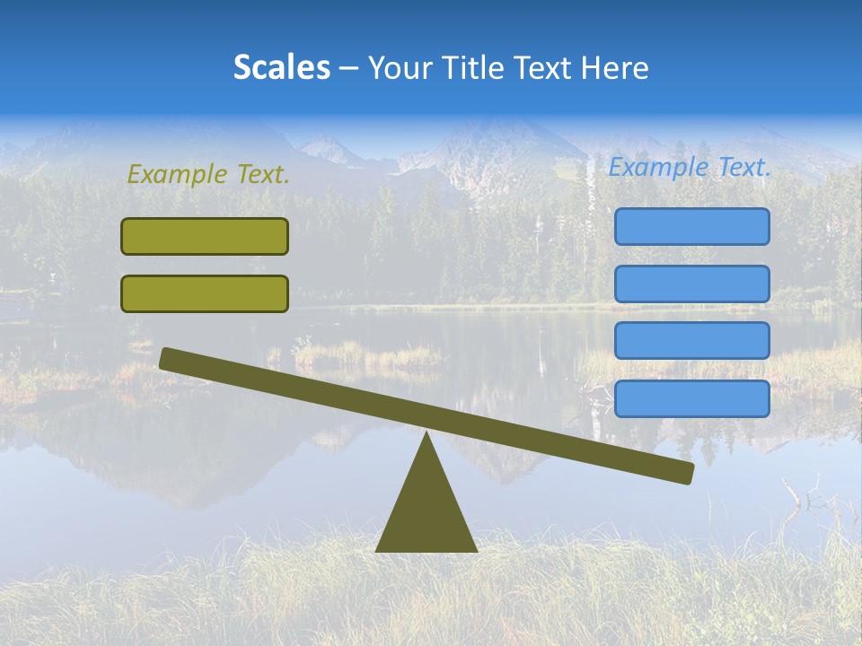 Wildlife Pole Penguin PowerPoint Template