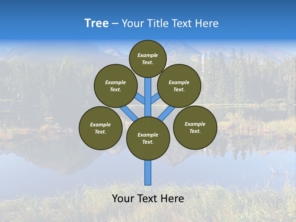 Wildlife Pole Penguin PowerPoint Template