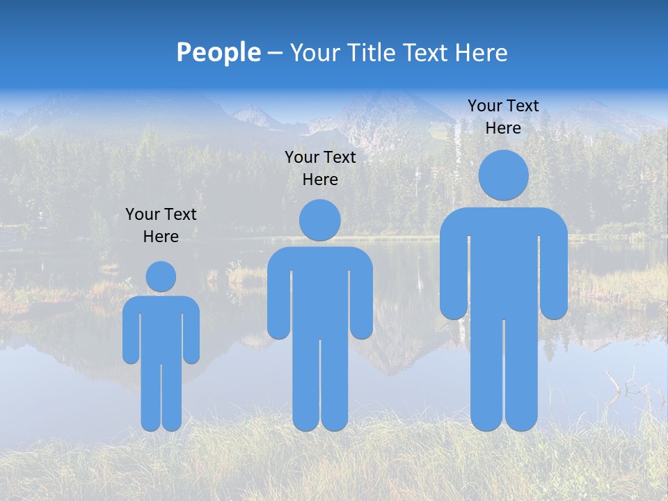 Wildlife Pole Penguin PowerPoint Template