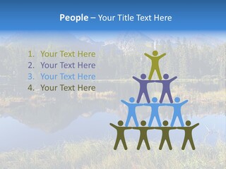 Wildlife Pole Penguin PowerPoint Template