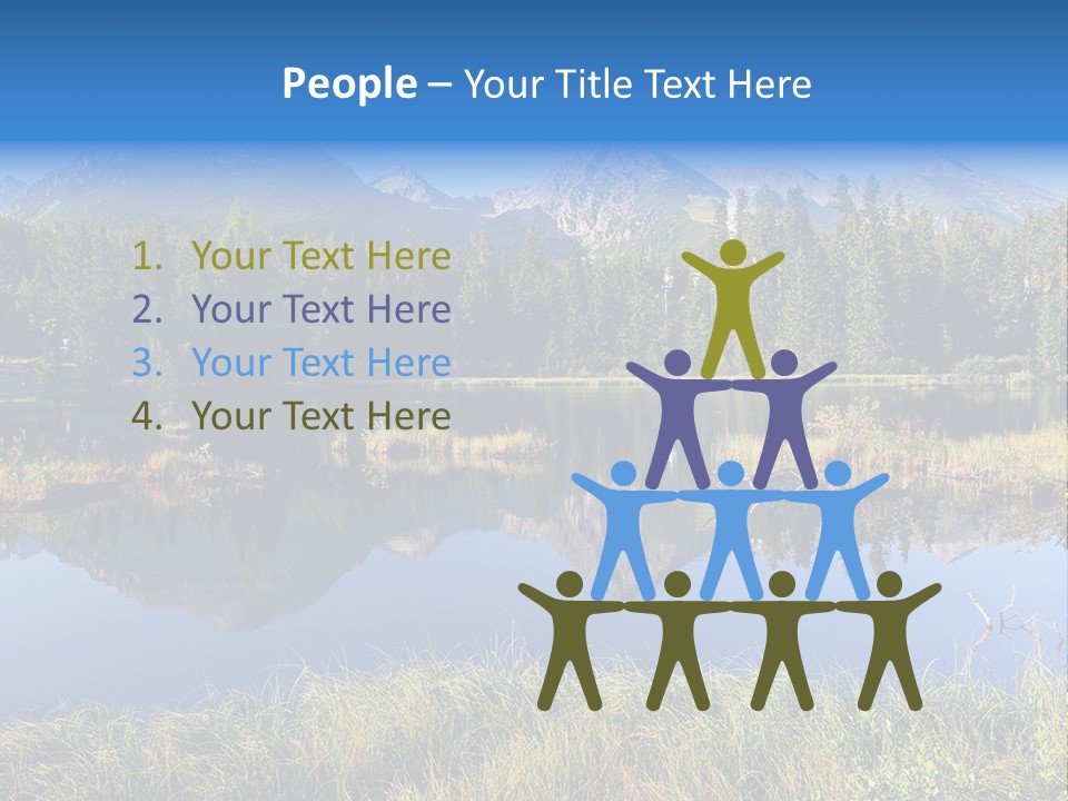 Wildlife Pole Penguin PowerPoint Template