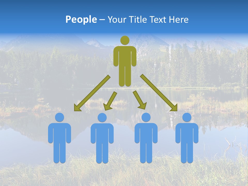 Wildlife Pole Penguin PowerPoint Template