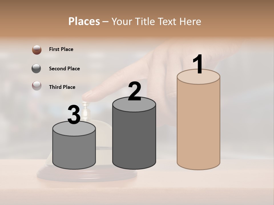 Finger Call Hand PowerPoint Template