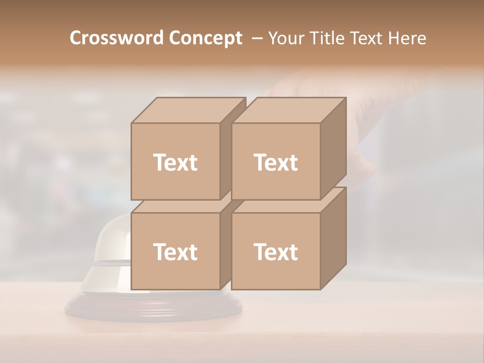 Finger Call Hand PowerPoint Template
