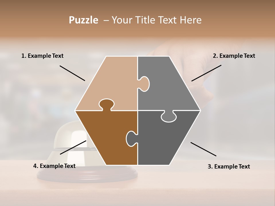 Finger Call Hand PowerPoint Template