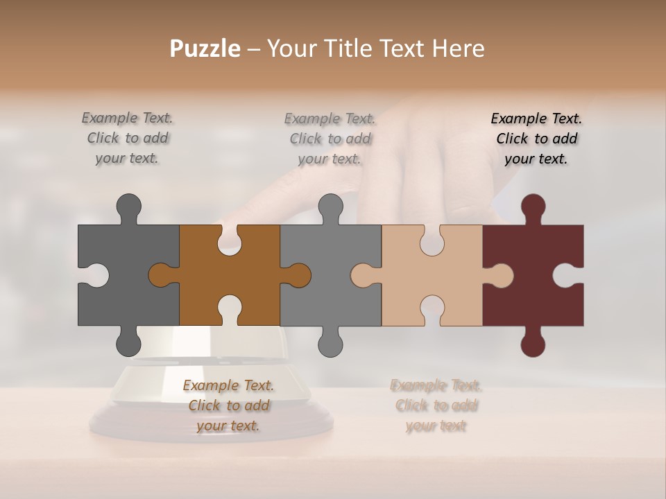 Finger Call Hand PowerPoint Template