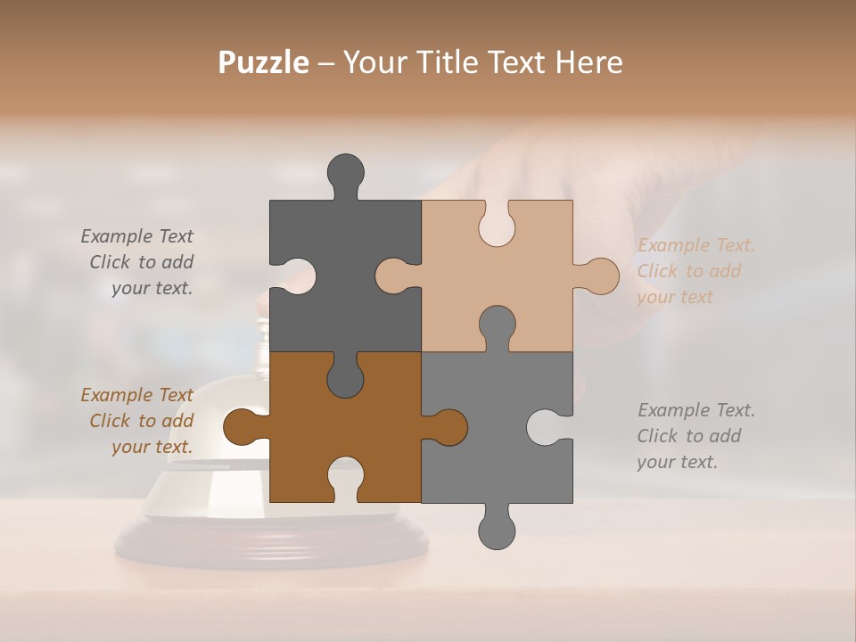 Finger Call Hand PowerPoint Template