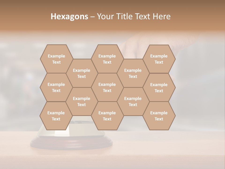 Finger Call Hand PowerPoint Template