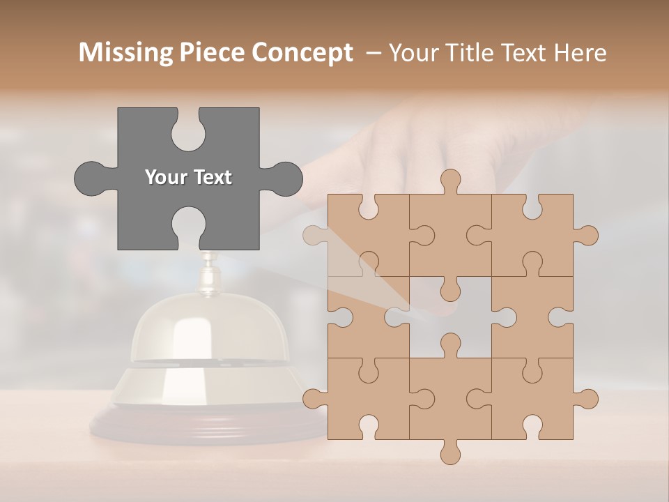 Finger Call Hand PowerPoint Template