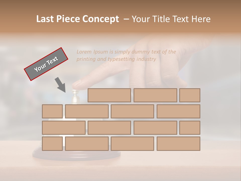 Finger Call Hand PowerPoint Template