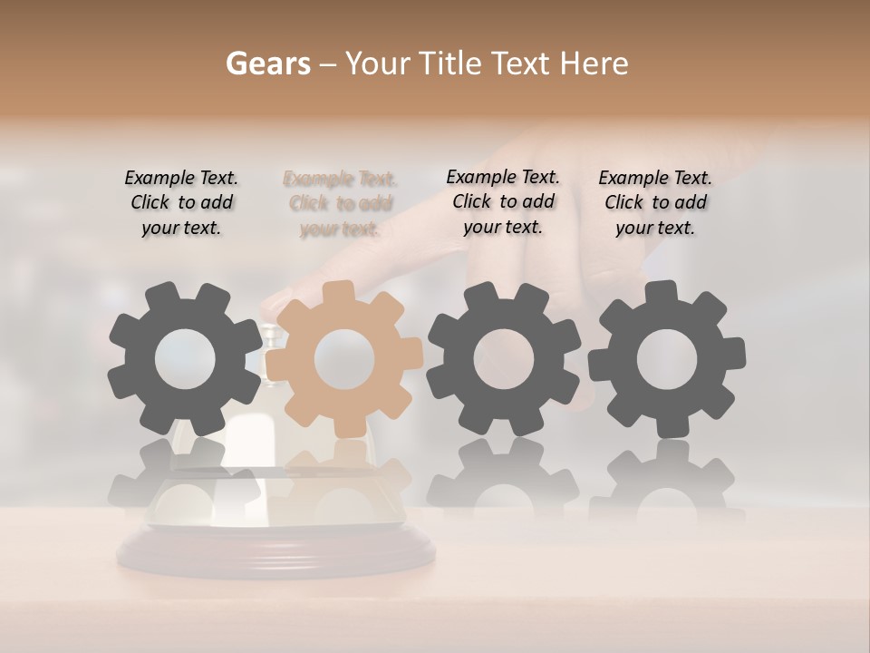 Finger Call Hand PowerPoint Template