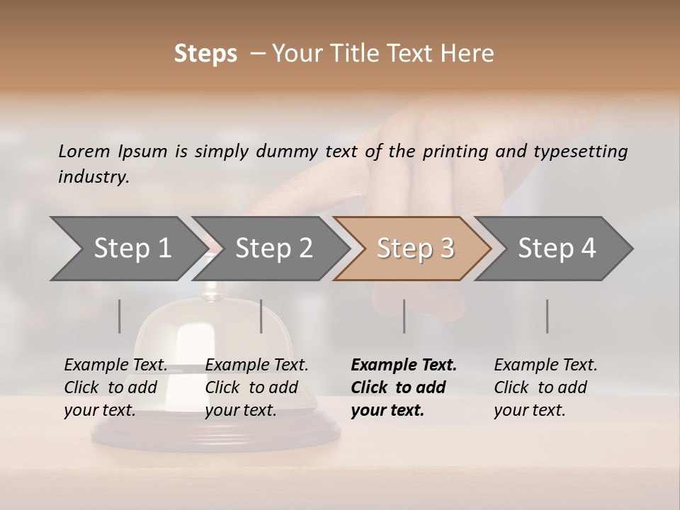 Finger Call Hand PowerPoint Template