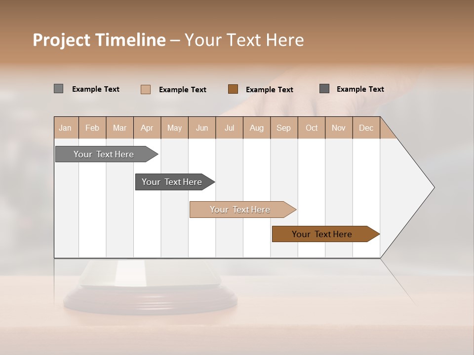 Finger Call Hand PowerPoint Template