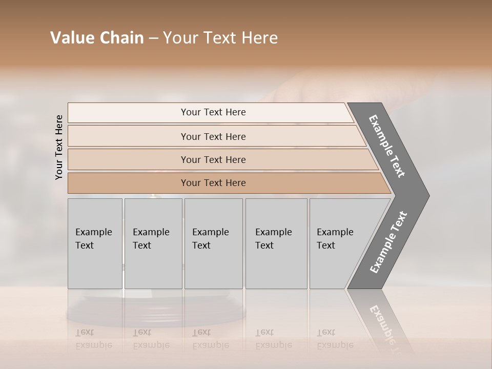 Finger Call Hand PowerPoint Template