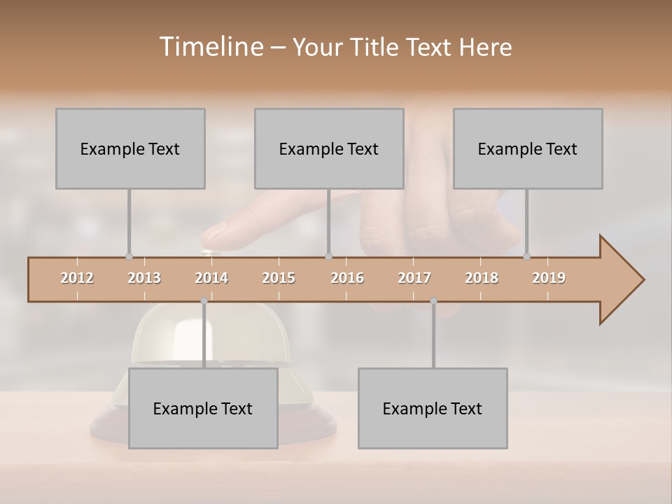 Finger Call Hand PowerPoint Template