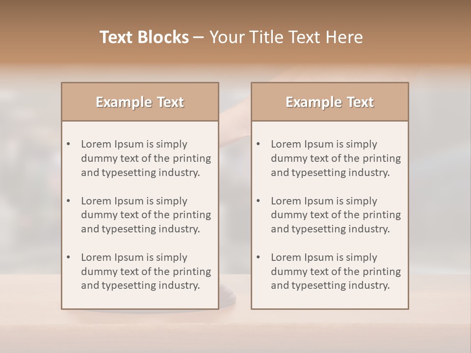 Finger Call Hand PowerPoint Template
