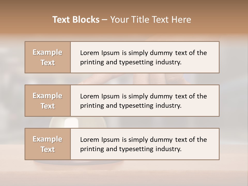 Finger Call Hand PowerPoint Template