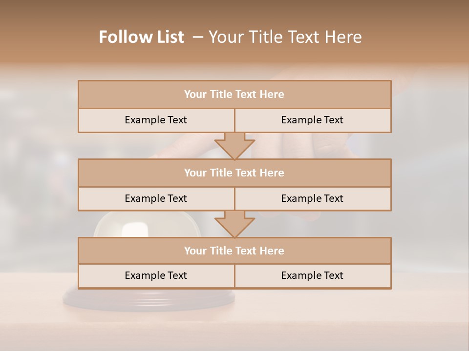 Finger Call Hand PowerPoint Template