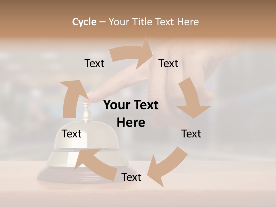 Finger Call Hand PowerPoint Template