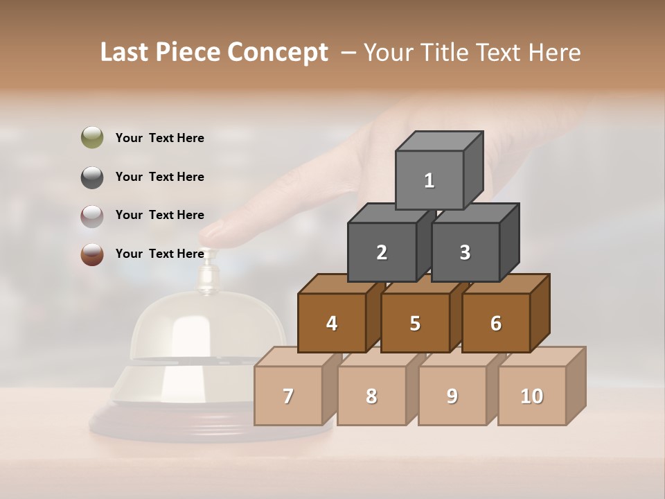 Finger Call Hand PowerPoint Template