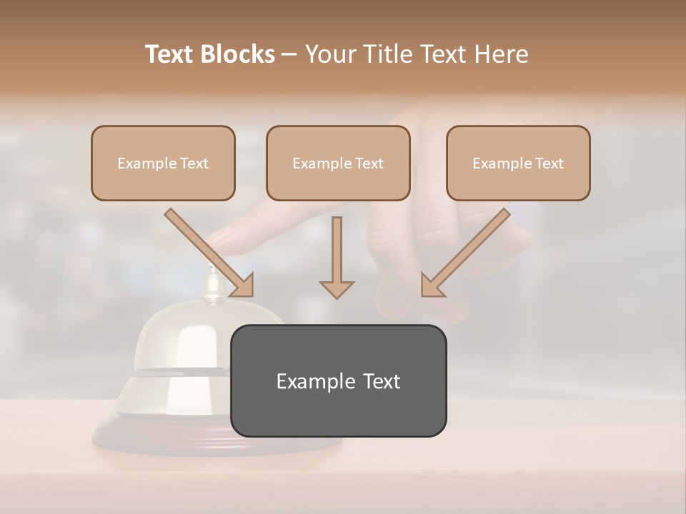 Finger Call Hand PowerPoint Template