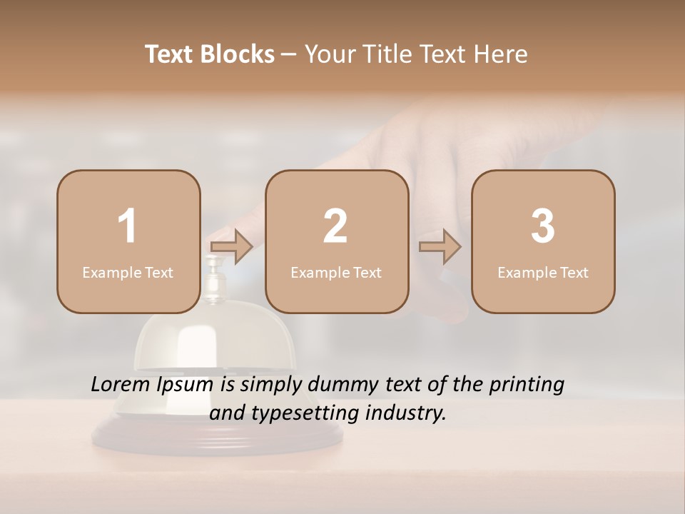 Finger Call Hand PowerPoint Template