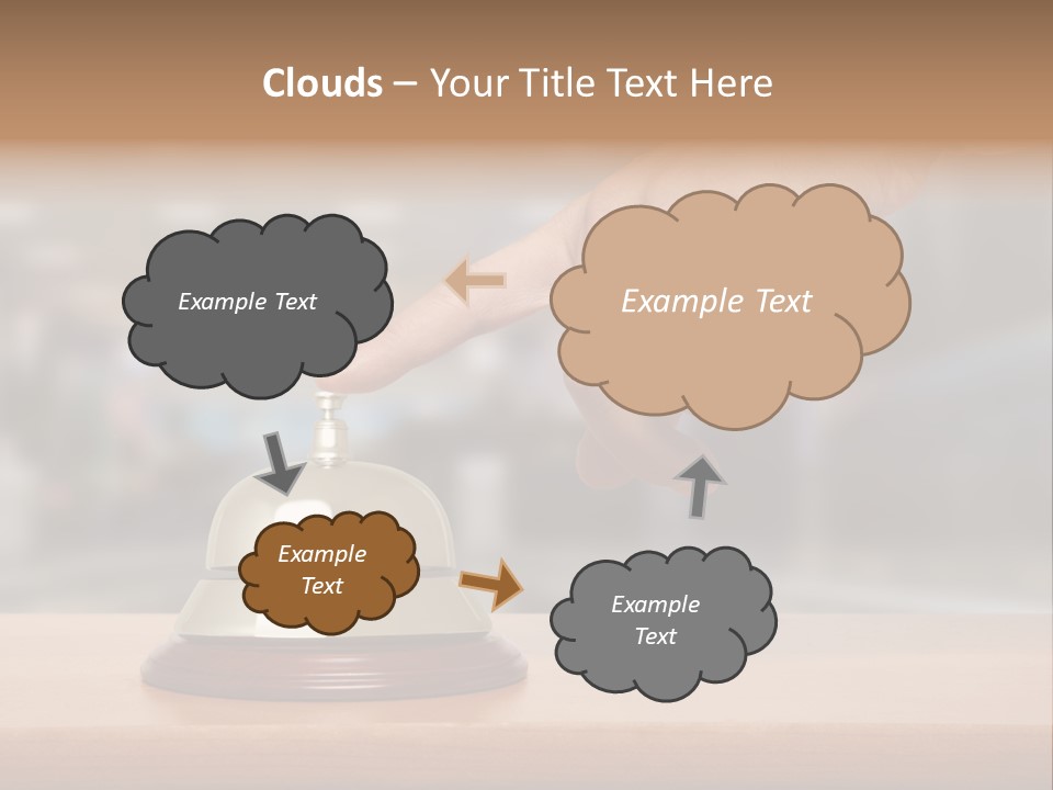 Finger Call Hand PowerPoint Template