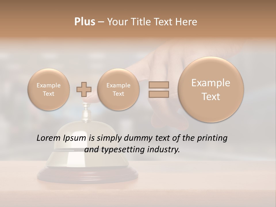 Finger Call Hand PowerPoint Template