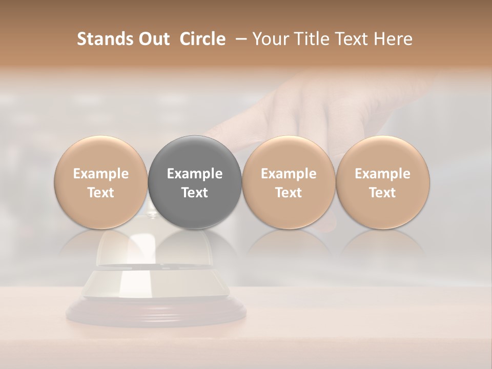 Finger Call Hand PowerPoint Template