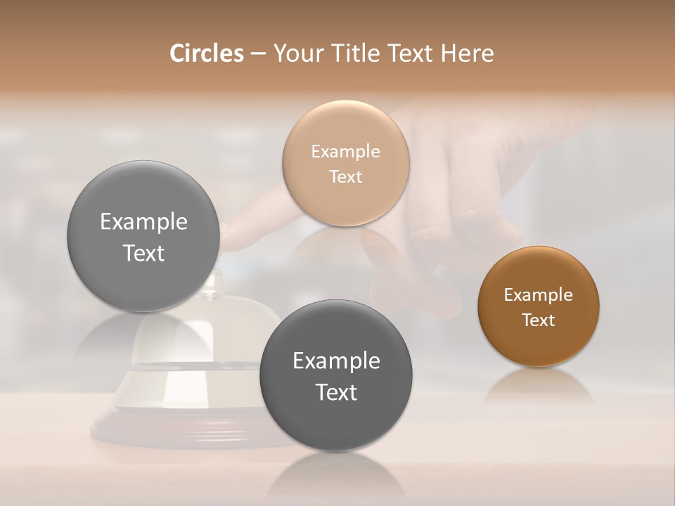 Finger Call Hand PowerPoint Template
