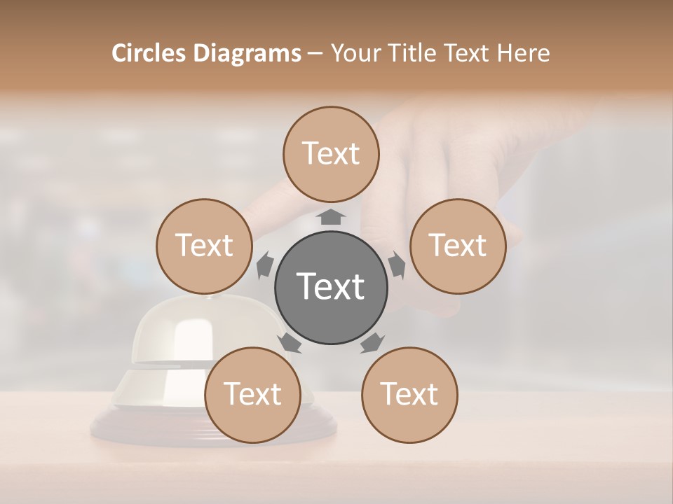 Finger Call Hand PowerPoint Template