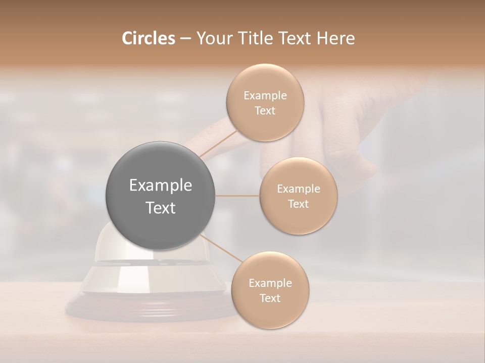 Finger Call Hand PowerPoint Template
