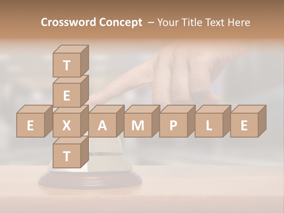 Finger Call Hand PowerPoint Template