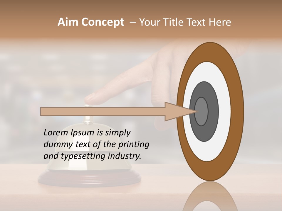 Finger Call Hand PowerPoint Template