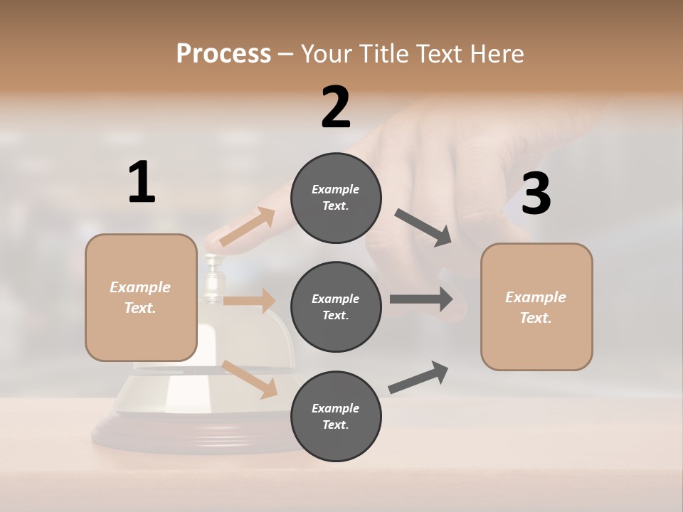 Finger Call Hand PowerPoint Template