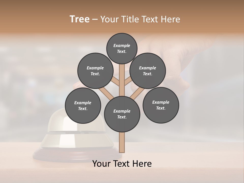 Finger Call Hand PowerPoint Template