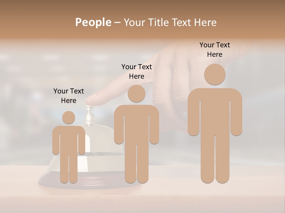 Finger Call Hand PowerPoint Template