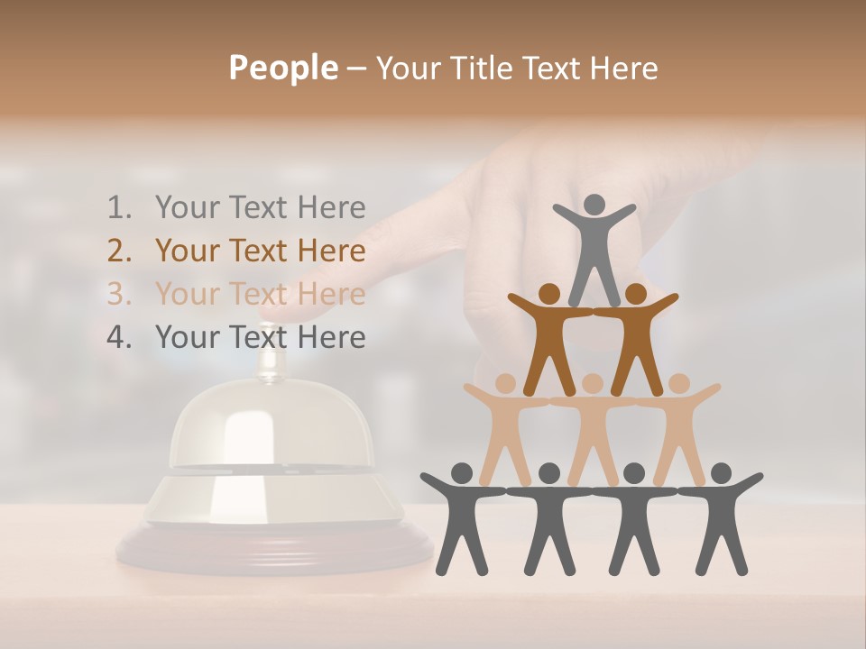 Finger Call Hand PowerPoint Template