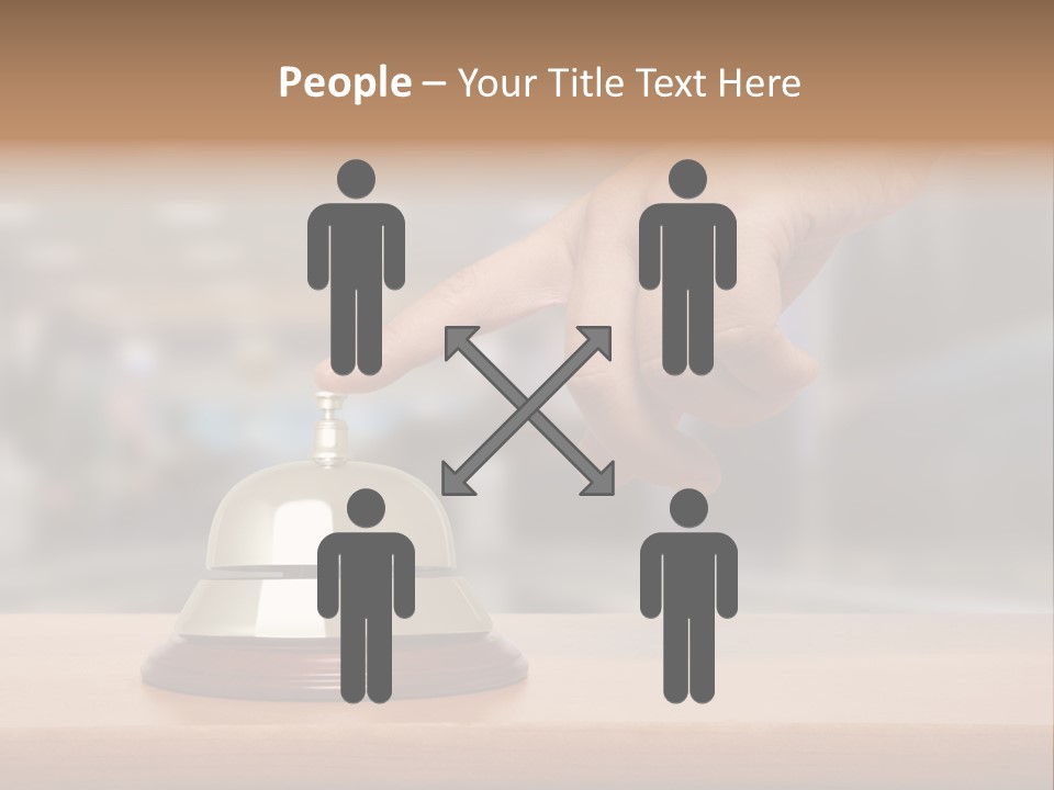 Finger Call Hand PowerPoint Template