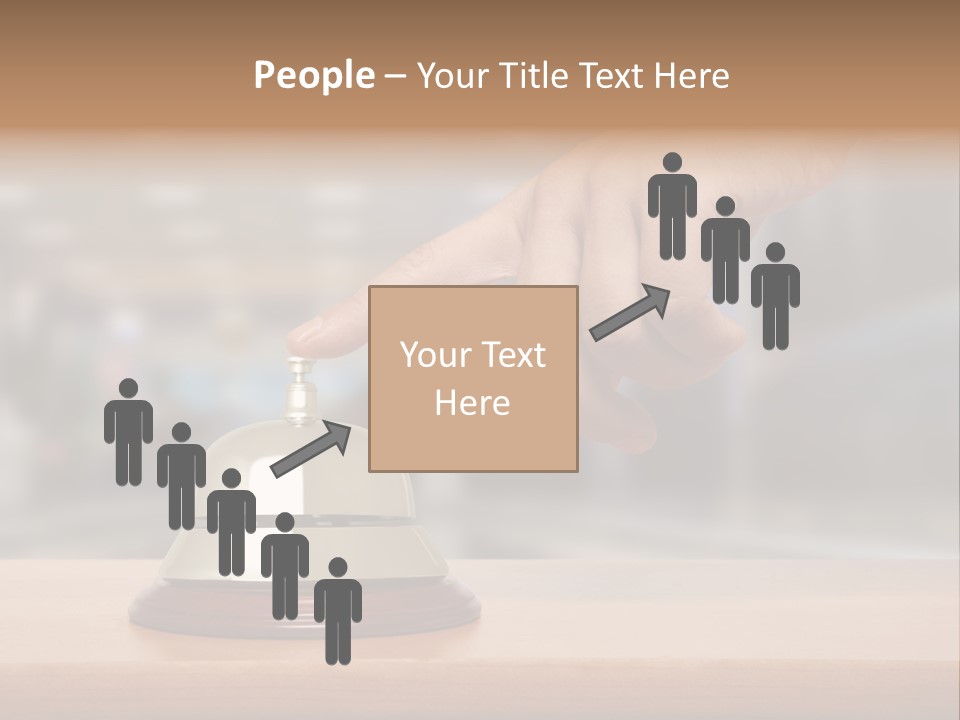 Finger Call Hand PowerPoint Template