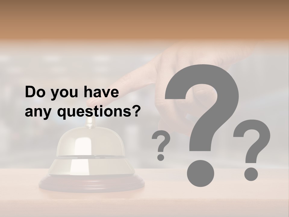 Finger Call Hand PowerPoint Template